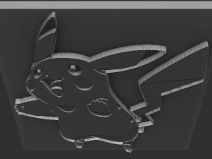 pikachu relief 3D Print Model