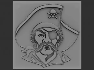 bantuan bajak laut Model Cetak 3D