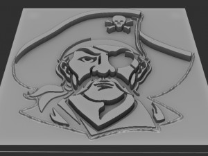 pirate relief 3D Print Model