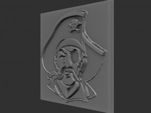 pirate relief 3D Print Model