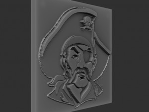 pirate relief 3D Print Model