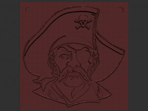 pirate relief 3D Print Model