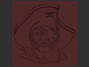 pirate relief 3D Print Model