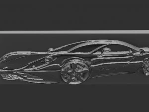 porche relief 3D Print Model