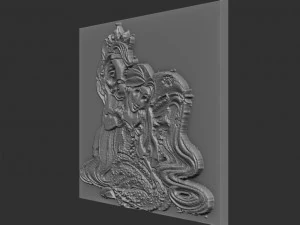 rapunzel relief 3D Print Model