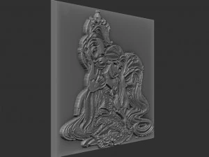rapunzel relief 3D Print Model