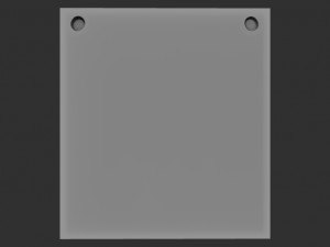 rhino relief Model do druku 3D