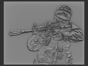 soldier relief 3Dプリントモデル