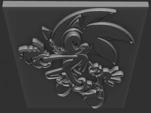 sonic relief 3D Print Model