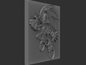 sonic relief Modello di stampa 3D