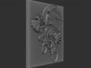 sonic relief 3D Print Model