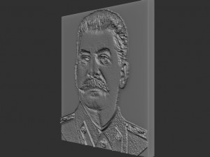 stalin relief 3D 프린트 모델