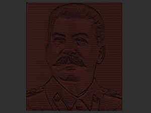 stalin relief 3D 프린트 모델
