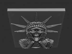 woman statue relief 3D Print Model