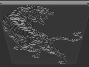 tiger relief 3D Print Model