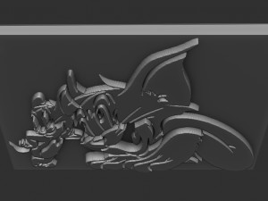 tom-jerry relief Modelo de Impressão 3D