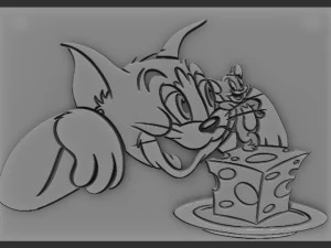 Том-Джерри 3D Принт Модель