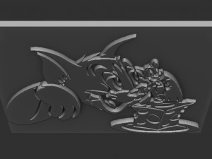 tom-jerry relief 3D Print Model