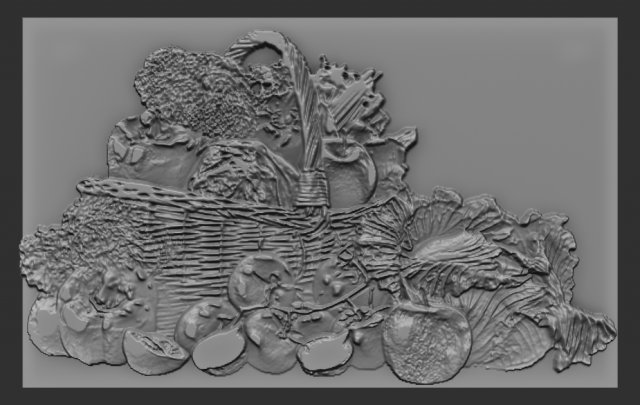 foot relief 3D प्रिंट मॉडल .c4d .max .obj .3ds .fbx .stl .blend