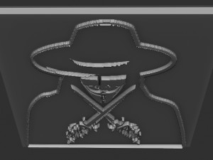 vendeta relief Modelo de impresión 3D