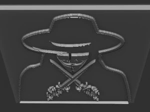 vendeta relief 3D Print Model