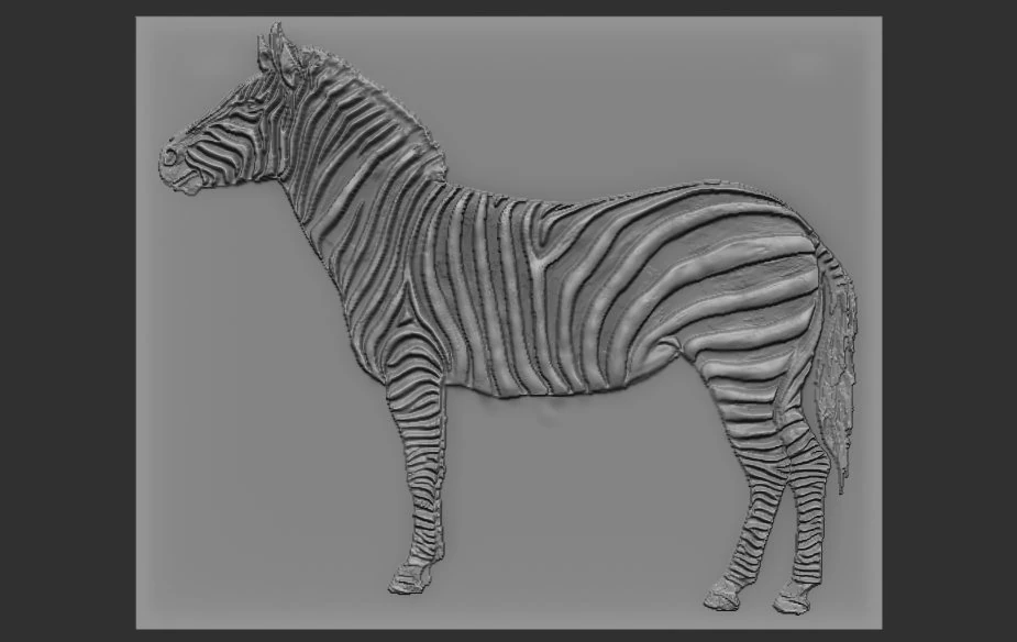 bantuan zebra Model Cetak 3D .c4d .max .obj .3ds .fbx .stl .blend 