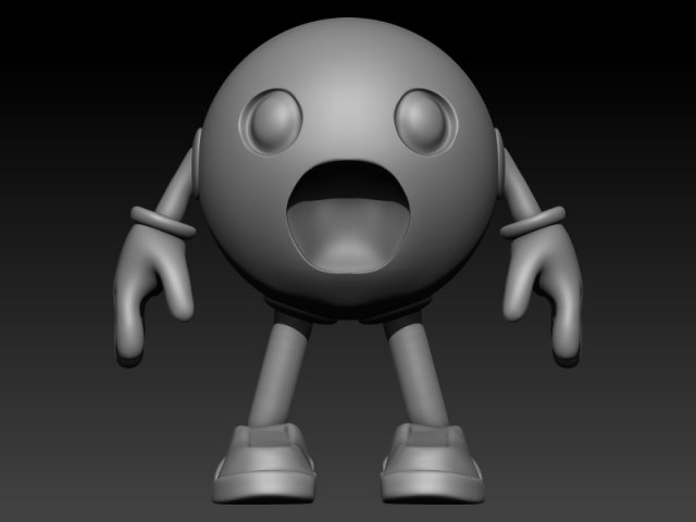 confused emoji 3D 打印模型 .c4d .max .obj .3ds .fbx .stl .blend 