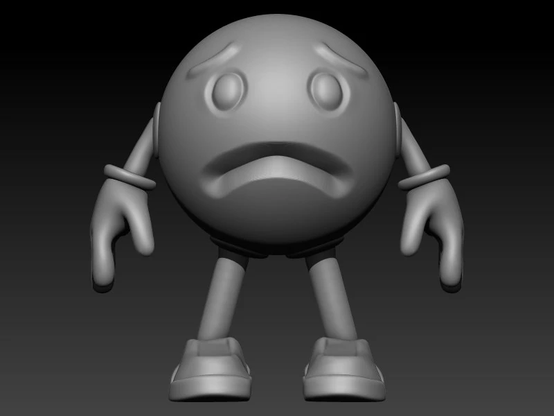 irriteted emoji 3D Print Model .c4d .max .obj .3ds .fbx .stl .blend 