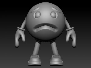 irriteted emoji Model do druku 3D