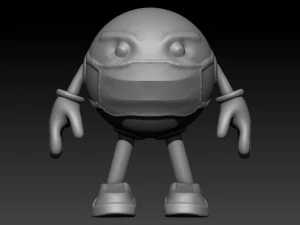 パンデミックの絵文字 3Dプリントモデル