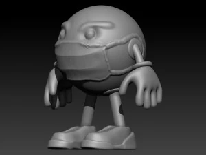 pandemic emoji 3D Print Model