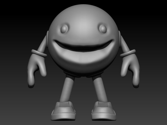 smile emoji 3D-Druckmodell .c4d .max .obj .3ds .fbx .stl .blend 
