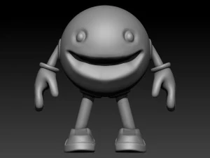 笑顔の絵文字 3Dプリントモデル