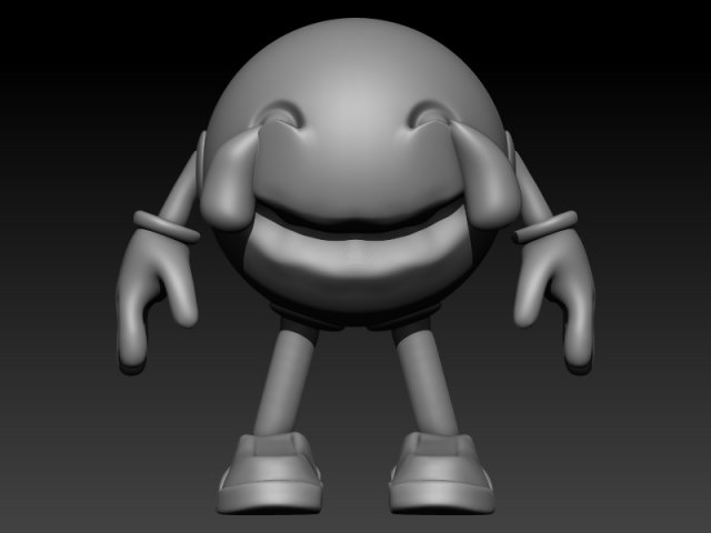 smile emoji Modelo de impresión 3D .c4d .max .obj .3ds .fbx .stl .blend 