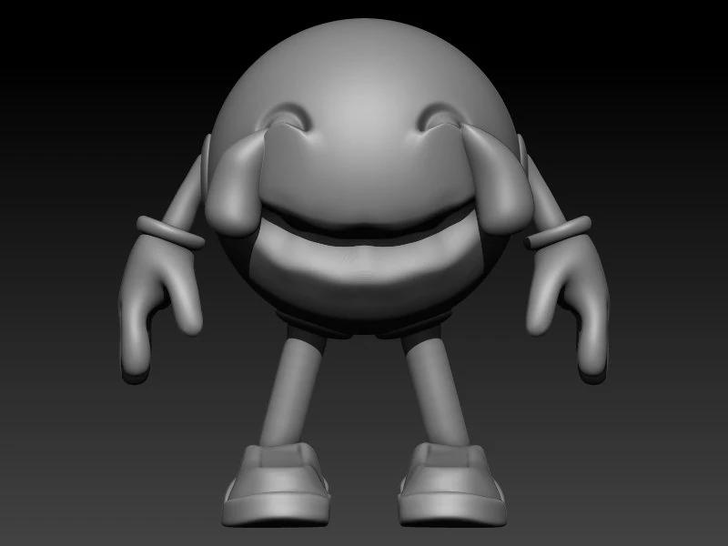 smile emoji 3D Print Model .c4d .max .obj .3ds .fbx .stl .blend