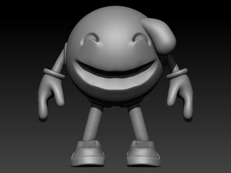 smile emoji 3D Print Model .c4d .max .obj .3ds .fbx .stl .blend