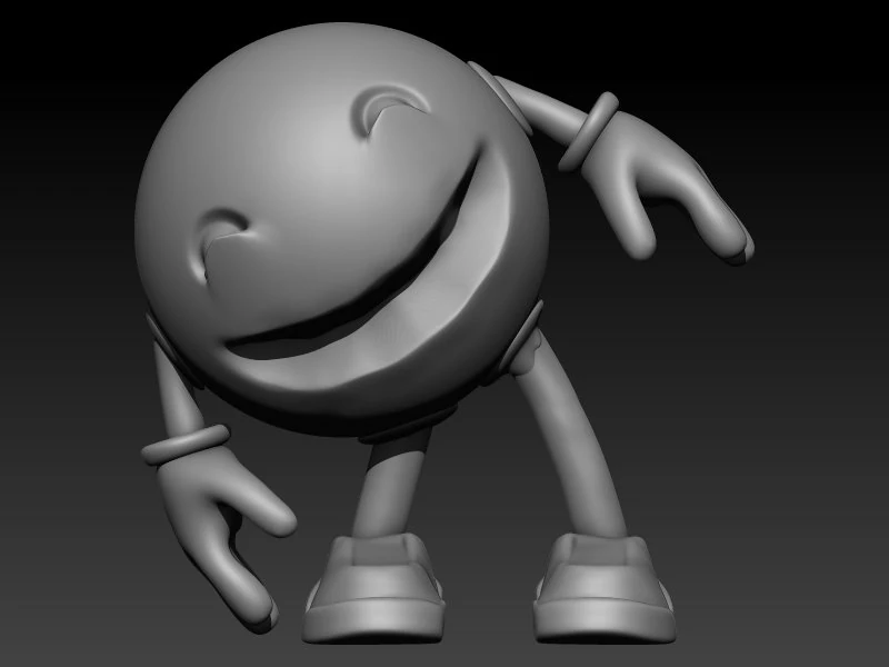 smile emoji 3D Print Model .c4d .max .obj .3ds .fbx .stl .blend 