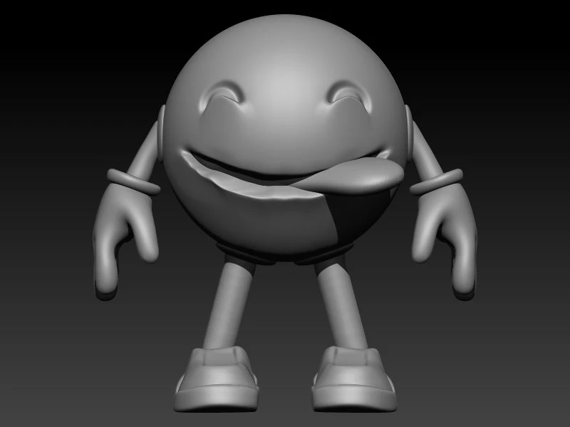 smile emoji 3D Print Model .c4d .max .obj .3ds .fbx .stl .blend 