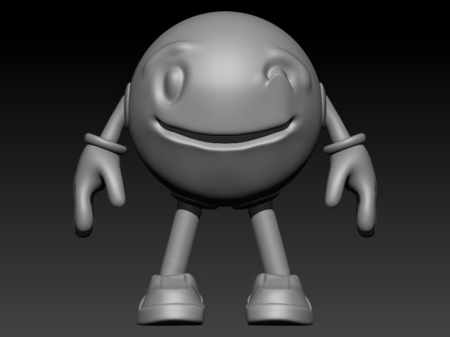 smile emoji 3Dプリントモデル .c4d .max .obj .3ds .fbx .stl .blend 