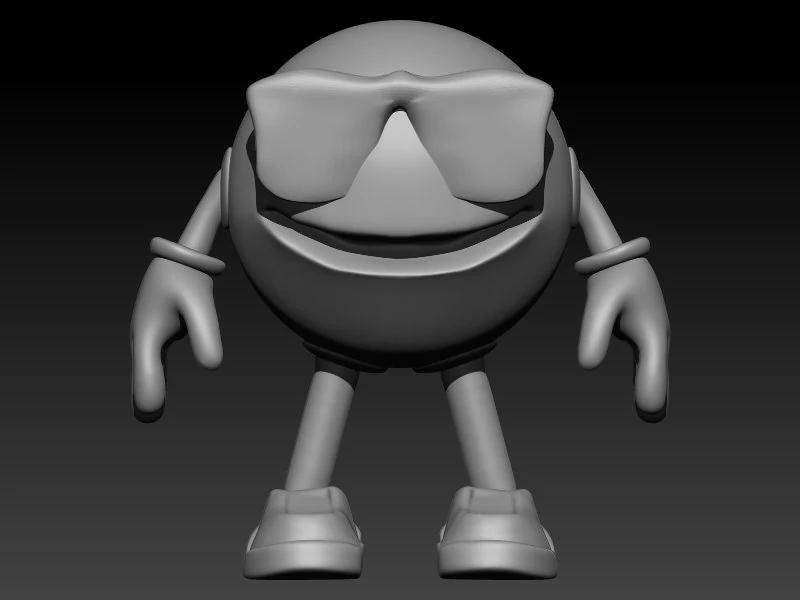 smile emoji 3D Print Model .c4d .max .obj .3ds .fbx .stl .blend 