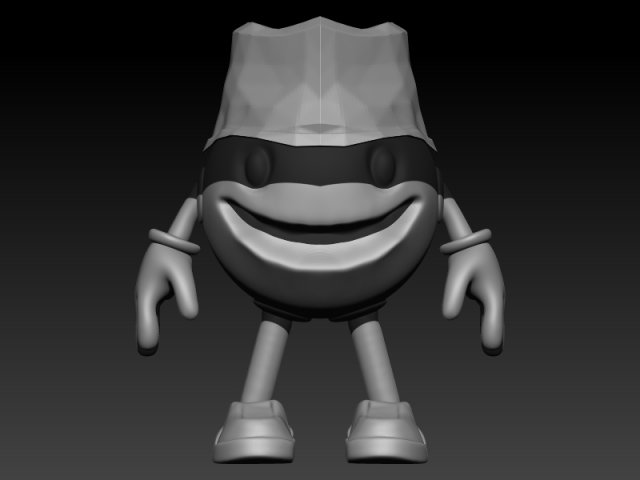 smile emoji Modelo de Impressão 3D .c4d .max .obj .3ds .fbx .stl .blend 