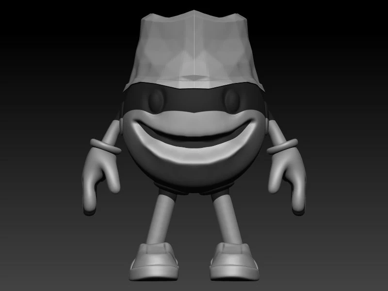 smile emoji 3D Print Model .c4d .max .obj .3ds .fbx .stl .blend 