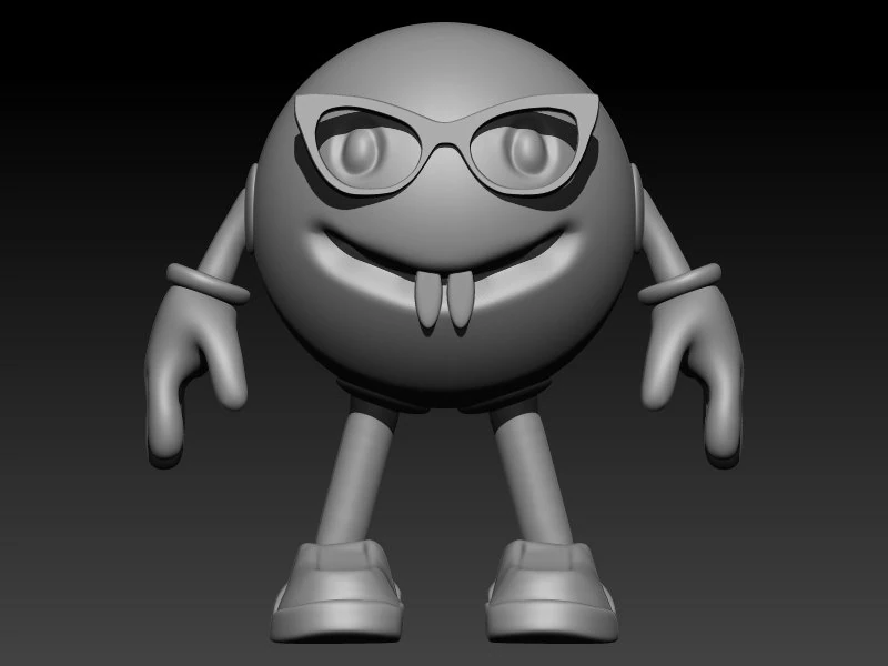 smile emoji 3D Print Model .c4d .max .obj .3ds .fbx .stl .blend
