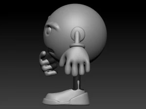 denke Emoji 3D Druckmodell