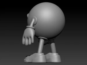 denke Emoji 3D Druckmodell