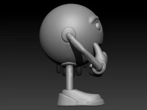 denke Emoji 3D Druckmodell