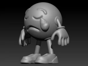 upset emoji 3D Print Model