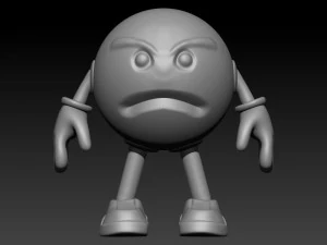 w&uuml;tendes Emoji 3D Druckmodell