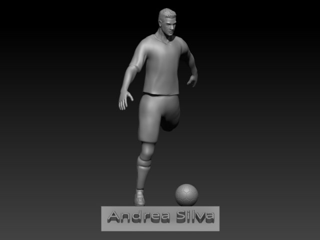 Andrea silva 3D Принт Модель .c4d .max .obj .3ds .fbx .stl .blend 