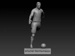 Bruno fernandes 3Dプリントモデル